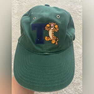 Vintage 90s Disney Tigger Green Embroidered Adjustable Baseball Cap